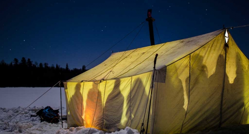 boundary waters winter camping for adults